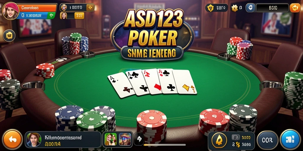 Screenshot gameplay Poker yang menarik dan penuh aksi.