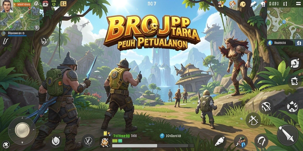 Gameplay seru di dunia terbuka BROJP dengan eksplorasi tanpa batas.