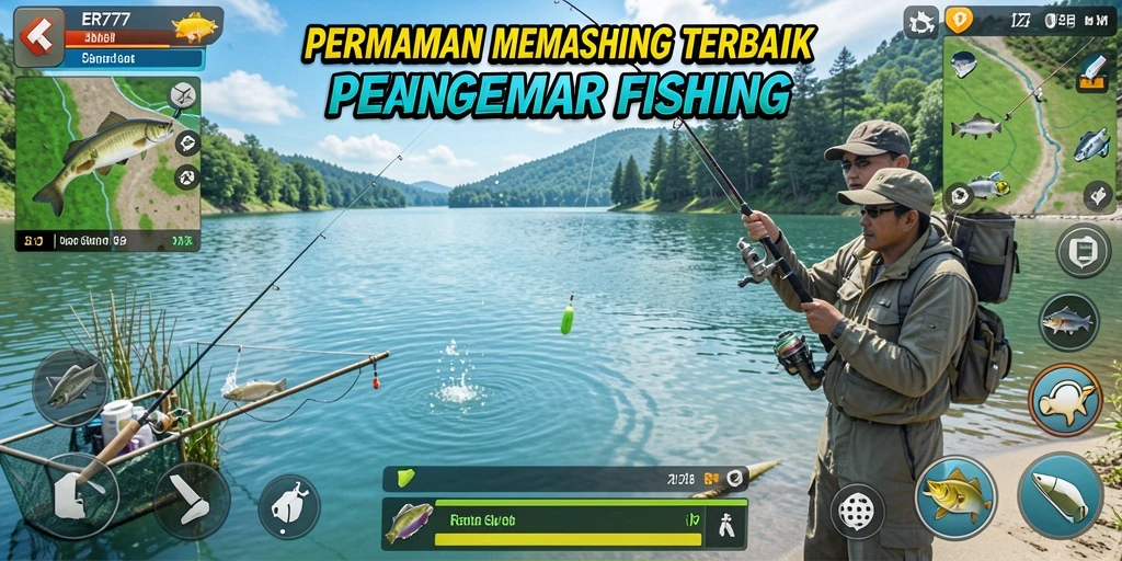 Gambaran gameplay memancing yang mendebarkan di ER777.