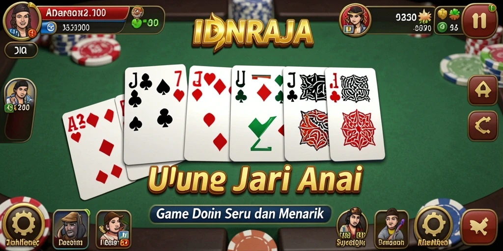 Tampilan gameplay menarik dari IDNRAJA dengan grafis menawan.