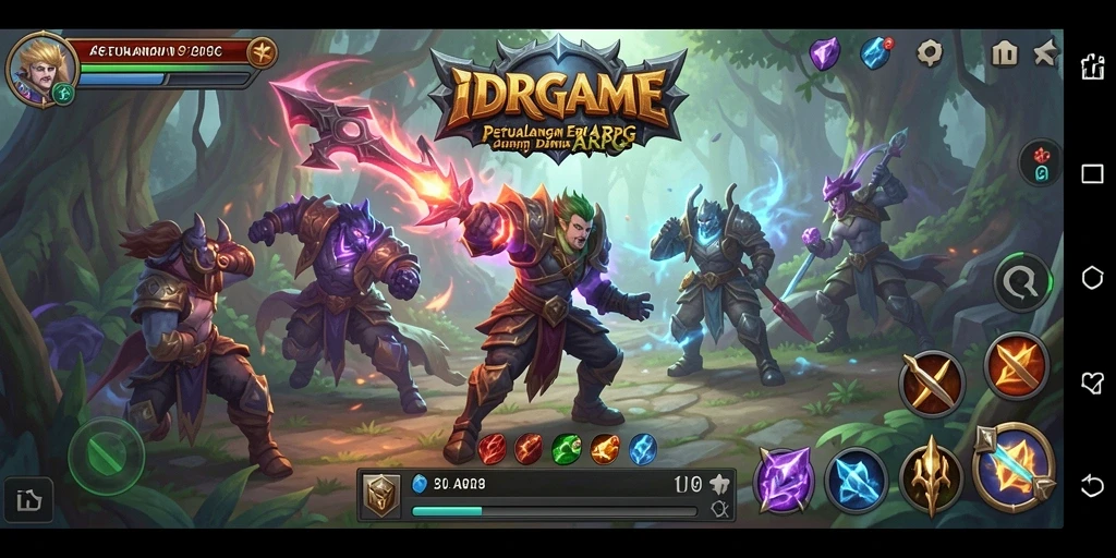 Tampilan menarik dari gameplay ARPG yang mendebarkan.