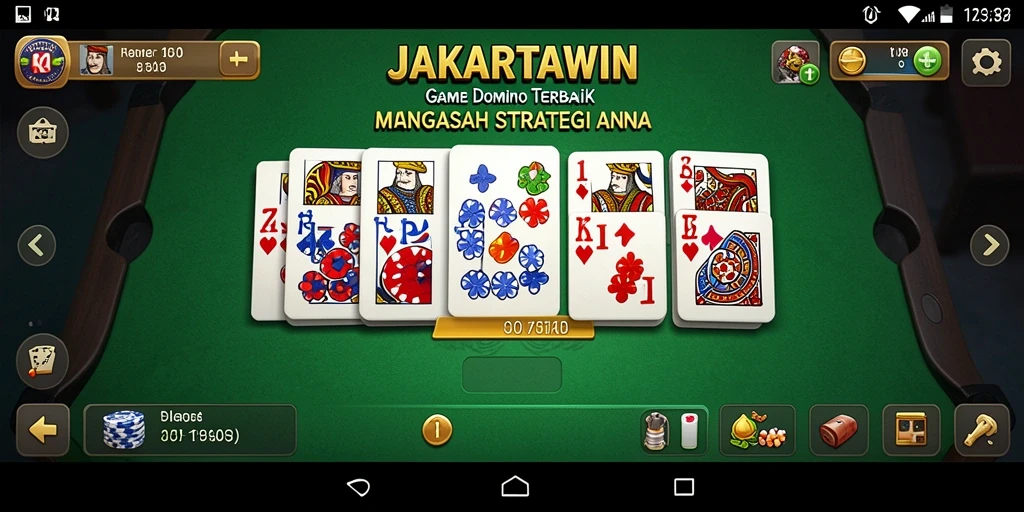 Screenshot menunjukkan gameplay seru di JAKARTAWIN dengan pemain yang bersaing.