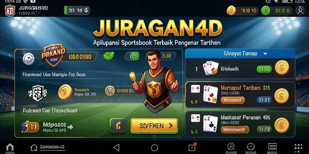 Tampilan gameplay JURAGAN4D yang menarik dan interaktif untuk taruhan olahraga.