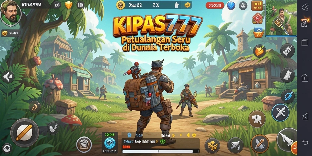 Tampilan gameplay KIPAS777 yang mengasyikkan di dunia terbuka.