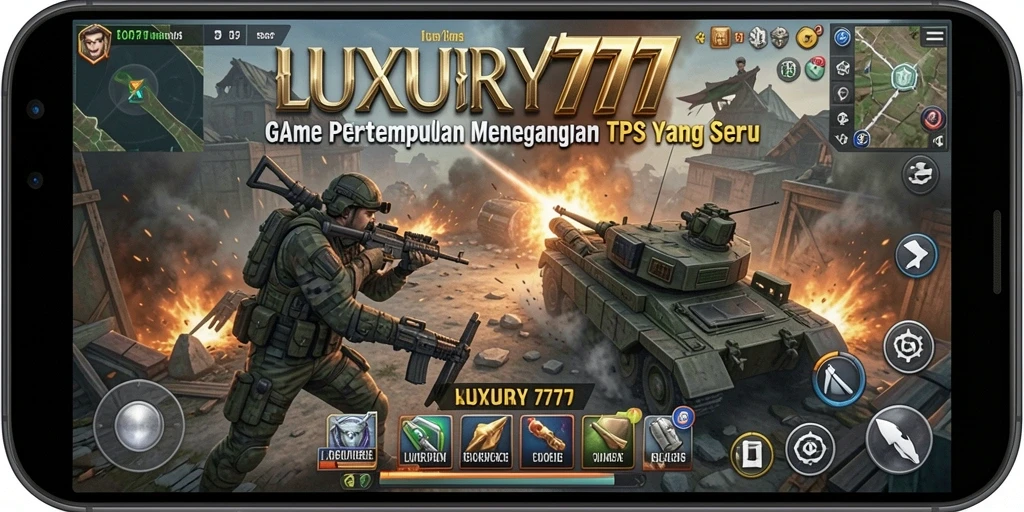 Tampilan gameplay dari LUXURY777 yang menegangkan dan seru.