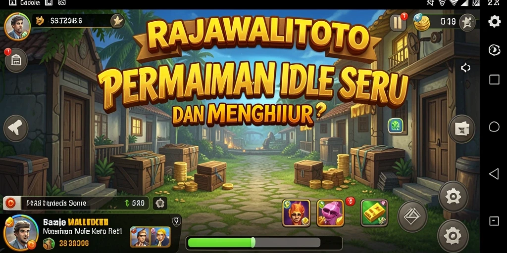 Screenshot menunjukkan gameplay santai dari RAJAWALITOTO yang menarik.