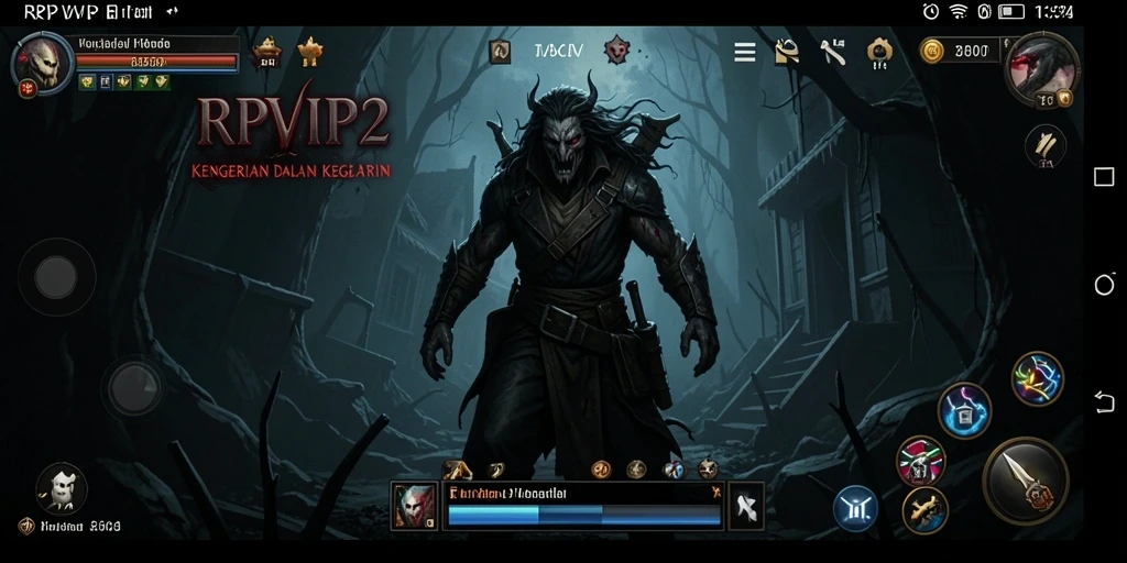 Tampilan gameplay RPVIP2 yang menegangkan dan mencekam.