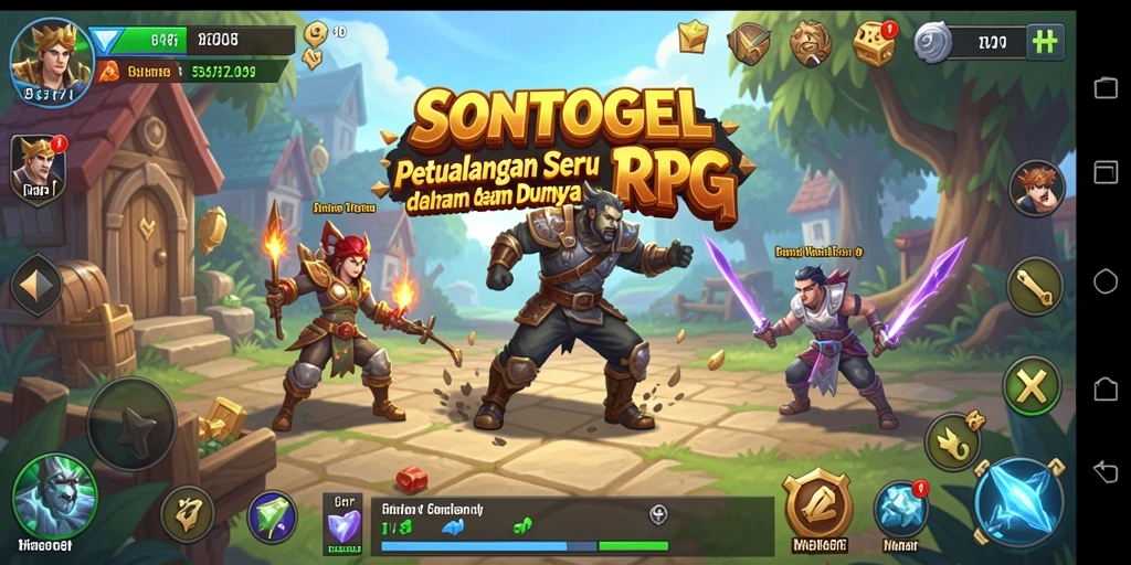 Tampilan gameplay yang menarik di <strong>SONTOGEL</strong> dengan aksi RPG yang mendebarkan.